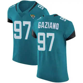 Jacksonville Jaguars Men's Joe Gaziano Elite Vapor Untouchable Alternate Jersey - Teal