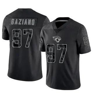 Jacksonville Jaguars Men's Joe Gaziano Limited Reflective Jersey - Black