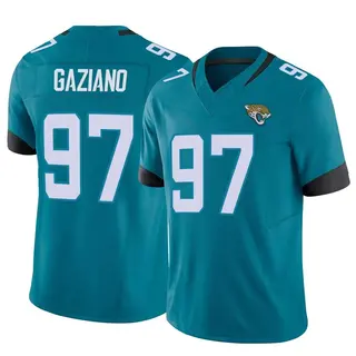 Jacksonville Jaguars Men's Joe Gaziano Limited Vapor F.U.S.E. Jersey - Teal