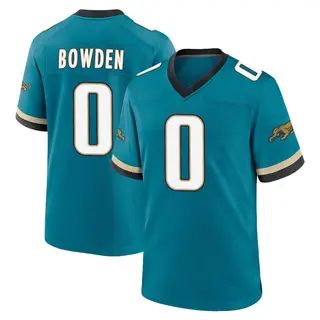 Jacksonville Jaguars Men's Peter Bowden Game Prowler Throwback Jersey - Teal