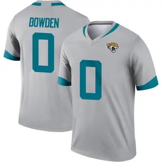 Jacksonville Jaguars Men's Peter Bowden Legend Silver Inverted Jersey