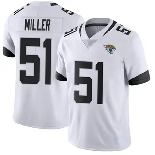 Jacksonville Jaguars Men's Ventrell Miller Limited Vapor Untouchable Jersey - White