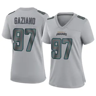 Jacksonville Jaguars Women's Joe Gaziano Game Atmosphere Fashion Jersey - Gray