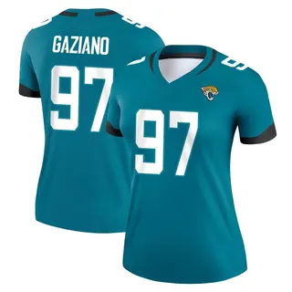 Jacksonville Jaguars Women's Joe Gaziano Legend Jersey - Teal