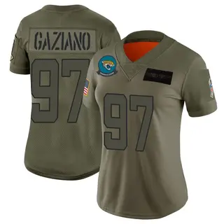 Jacksonville Jaguars Women's Joe Gaziano Limited 2019 Salute to Service Jersey - Camo