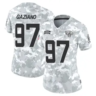 Jacksonville Jaguars Women's Joe Gaziano Limited 2024 Salute to Service Jersey - Arctic Camo