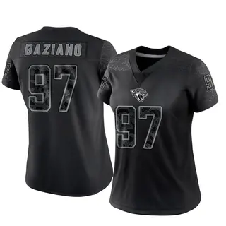 Jacksonville Jaguars Women's Joe Gaziano Limited Reflective Jersey - Black