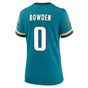 Jacksonville Jaguars Women's Peter Bowden Game Prowler Throwback Jersey - Teal