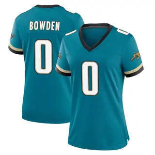 Jacksonville Jaguars Women's Peter Bowden Game Prowler Throwback Jersey - Teal