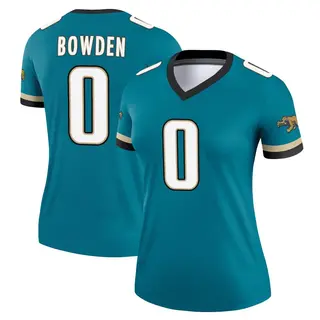 Jacksonville Jaguars Women's Peter Bowden Legend Prowler Throwback Jersey - Teal