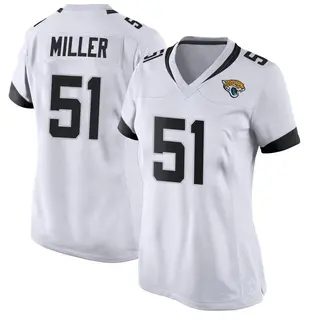 Jacksonville Jaguars Women's Ventrell Miller Game Jersey - White