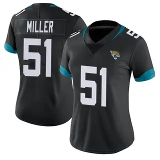 Jacksonville Jaguars Women's Ventrell Miller Limited Vapor Untouchable Jersey - Black