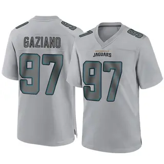 Jacksonville Jaguars Youth Joe Gaziano Game Atmosphere Fashion Jersey - Gray