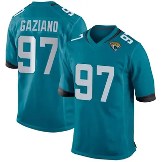 Jacksonville Jaguars Youth Joe Gaziano Game Jersey - Teal