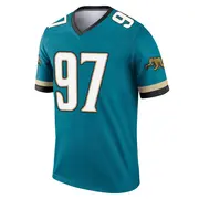 Jacksonville Jaguars Youth Joe Gaziano Legend Prowler Throwback Jersey - Teal