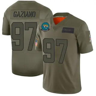 Jacksonville Jaguars Youth Joe Gaziano Limited 2019 Salute to Service Jersey - Camo