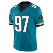 Jacksonville Jaguars Youth Joe Gaziano Limited Prowler Throwback Vapor F.U.S.E. Jersey - Teal