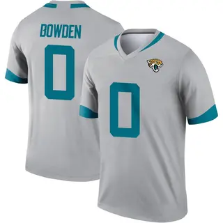 Jacksonville Jaguars Youth Peter Bowden Legend Silver Inverted Jersey