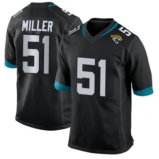 Jacksonville Jaguars Youth Ventrell Miller Game Jersey - Black