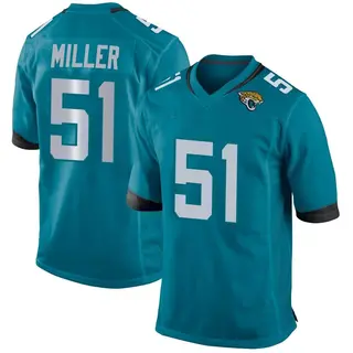 Jacksonville Jaguars Youth Ventrell Miller Game Jersey - Teal